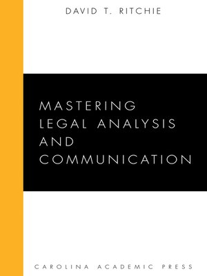 cover image of Mastering Legal Analysis and Communication